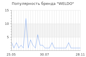 Популярность бренда weldo