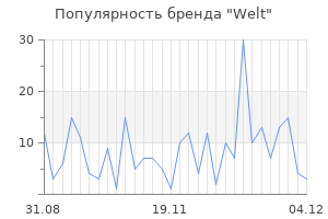 Популярность бренда welt