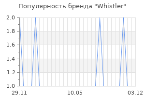 Популярность бренда whistler