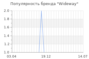 Популярность бренда wideway