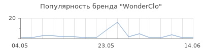 Популярность WonderClo