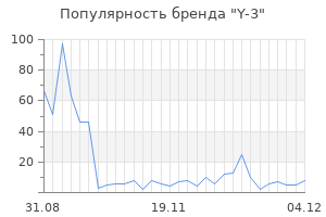 Популярность бренда y 3