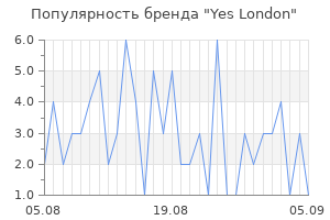 Популярность бренда yes london