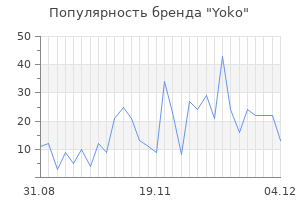 Популярность бренда yoko