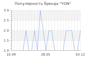 Популярность бренда YON