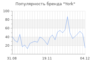 Популярность бренда york