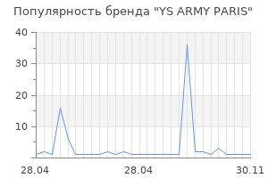 Популярность бренда YS ARMY PARIS