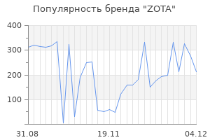 Популярность бренда zota